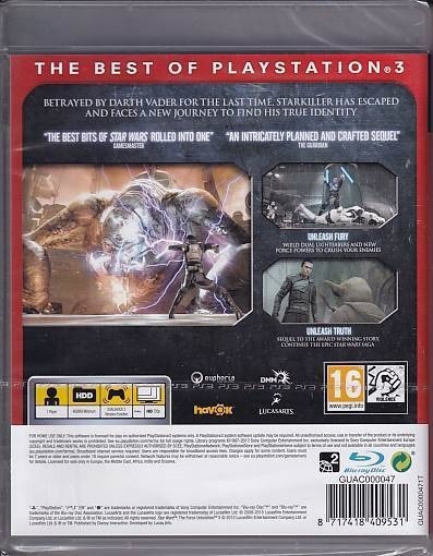 Star Wars The Force Unleashed II Essentials - i folie - PS3 (AA Grade) (Genbrug)